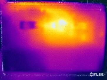 Карта нагрева дна при нагрузочном тестировании