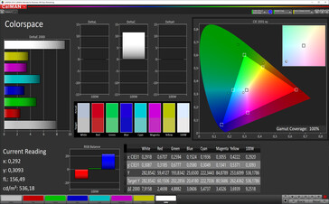 CalMAN color space (sRGB)