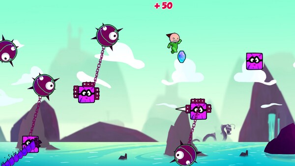 Скриншот PlayStation Store Cloudberry Kingdom демонстрирует графику (Источник изображения: PlayStation Store)