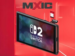 Логотип Macronix над картой игрового ключа Switch 2 (Источник изображения: Macronix, Nintendo of America с правками)