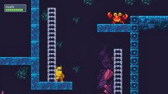 Скриншот 2D-платформера BlockBlasters, который был удален из Steam из-за встроенного вредоносного кода, который опустошал криптовалютные кошельки. (Источник изображения: Steam)