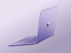 Новый 13-дюймовый ноутбук Surface в цветовом варианте «Violet».