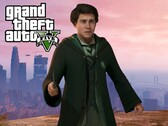 Макет персонажа "Наследие Хогвартса" в GTA 5 (Источник изображения: Warner Bros. Entertainment, Rockstar Games с правками)
