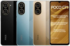 Poco C71 оснащен 6,88-дюймовым дисплеем с разрешением HD+ 120 Гц (Источник изображения: Poco)