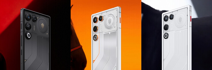 Три варианта расцветки телефона (Источник изображения: RedMagic)