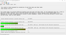 LatencyMon results show latency