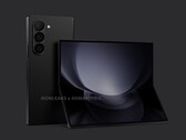 В этом году Galaxy Z Fold будет иметь более квадратный дизайн, чем его предшественник, сохранив при этом 6,2-дюймовый дисплей с крышкой. (Источник изображения: @OnLeaks &amp; SmartPrix)