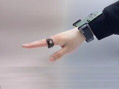 Изображение кольца picoRing и сопутствующего браслета (Изображение предоставлено исследователями; отредактировано)