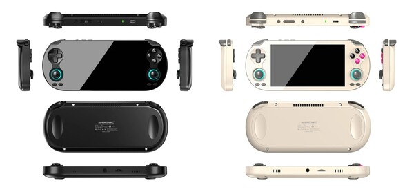 Anbernic RG Vita доступен в черном и ретро-сером цветах.