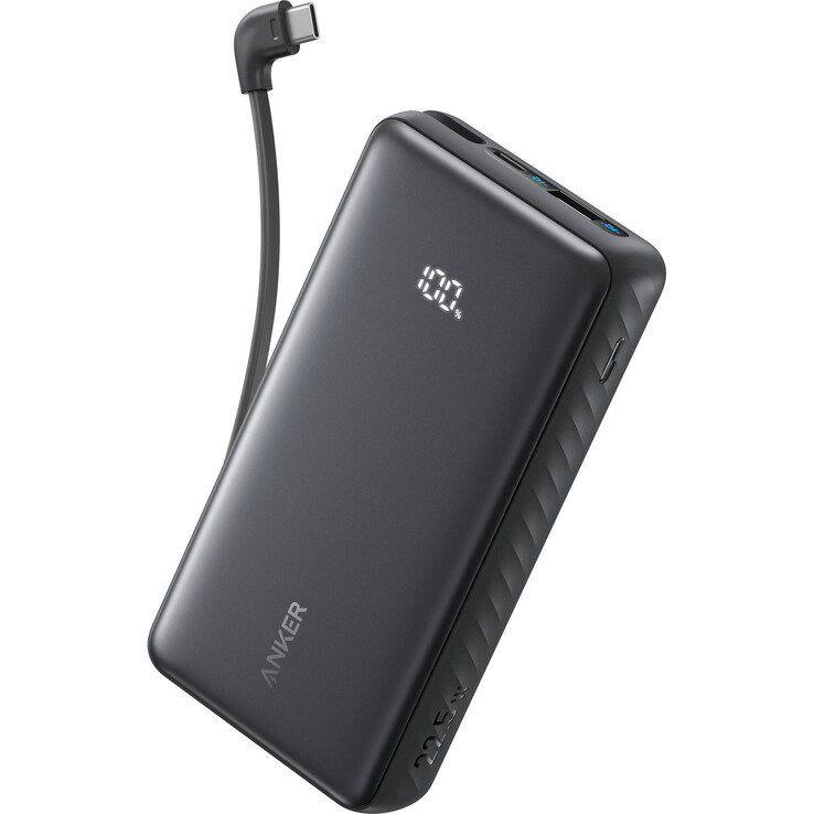 Anker Zolo Power Bank со встроенным кабелем USB-C (20 000 мАч, 22,5 Вт, черный). (Источник изображения: B&amp;H Photo)
