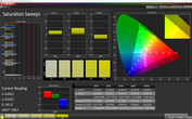 CalMAN: Colour Saturation –  Расширенный, Стандартная, DCI-P3