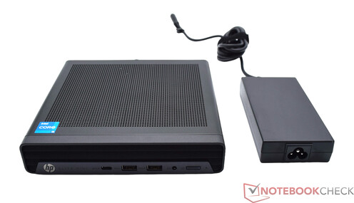 HP Elite Mini 800 G9 и блок питания (19,5 В; 6,15 A)