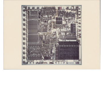 Структура чипа Intel 8086. (Изображение: Intel)