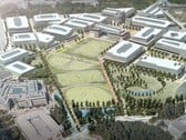 Рендеринг нового дизайна штаб-квартиры Microsoft в Редмонде.