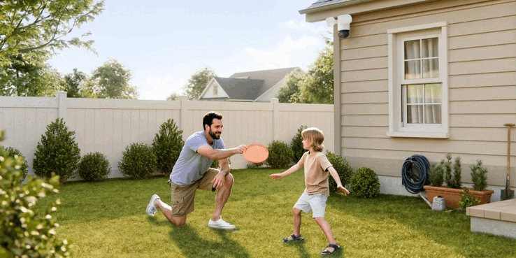 Камера безопасности TrackFlex имеет конструкцию 2-в-1 с двумя объективами (Источник изображения: Reolink)