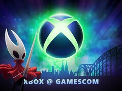 Баннер Xbox Gamescom 2025 с изображением Шершня из Hollow Knight: Silksong (Источник изображения: Xbox Wire, Team Cherry с правками)