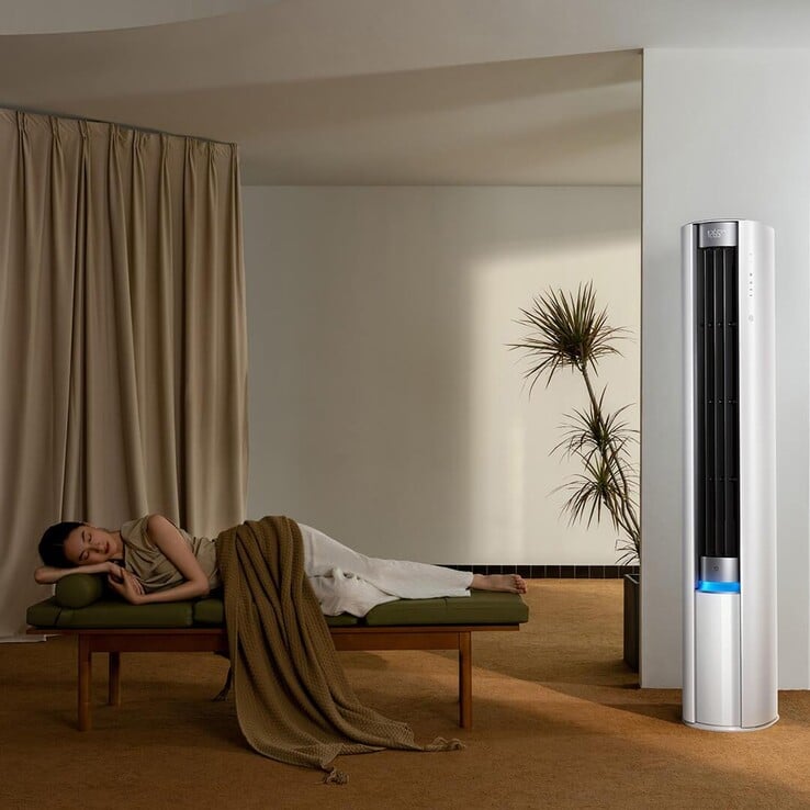 Кондиционер Xiaomi Mijia Air Conditioner Pro Super Energy Saving Vertical 2HP Super Class 1 Energy Efficiency. (Источник изображения: Xiaomi