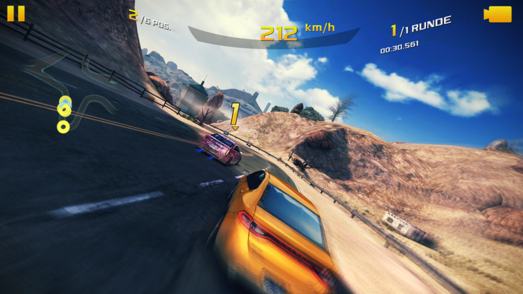 Asphalt 8 работает без затруднений