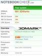 Notebookcheck.com | 3DMark 06