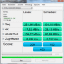 AS SSD: 251 Мб/с при чтении