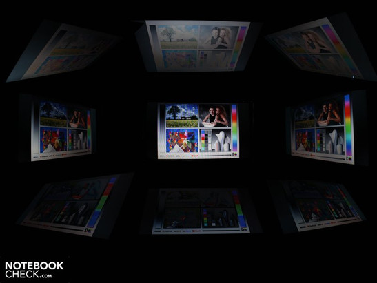 Углы обзора Fujitsu Lifebook A1130