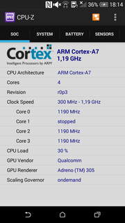 Окно программы CPU-Z