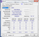 Информация о системе: CPUZ RAM SPD