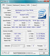 CPU-Z информация о Sony Vaio VGN-CR31S/W