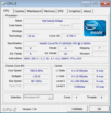 Информация о системе CPUZ CPU