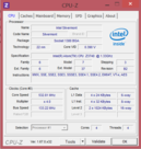 CPU-Z: информация о процессоре