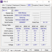 Сведения о скорости работы оперативной памяти NUC6i5SYH