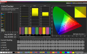 CalMAN ColorChecker (цветовое пространство sRGB)