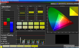 CalMan Saturation Sweeps (sRGB)