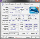 Информация о системе: CPU-Z CPU