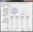 Информация о системе: CPU-Z RAM SPD