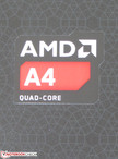Easynote оснащен четырехъядерным процессором AMD.