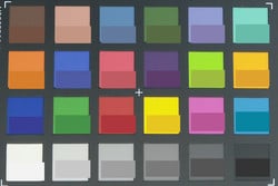 ColorChecker Passport: оригинальный цвет приведен в нижней части каждого фрагмента