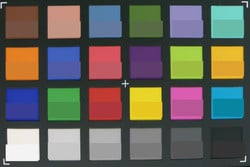 ColorChecker Passport: Исходные цвета представлены в нижней половине каждого блока.