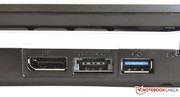 Разъемы USB 3.0, eSATA-/USB и DisplayPort