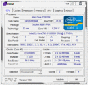 Информация о системе: CPUZ CPU