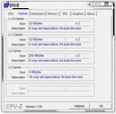 Информация о системе: CPUZ Cache