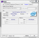 Информация о системе: CPUZ Graphics