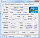 Информация о системе: CPUZ CPU