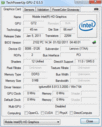 Информация о системе: CPUZ Intel