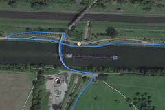 GPS Garmin Edge - река