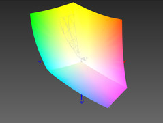 Цветовой охват пространства sRGB: 99.44%
