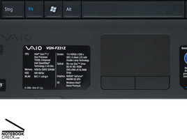 Sony Vaio VGN-FZ31Z Тачпад