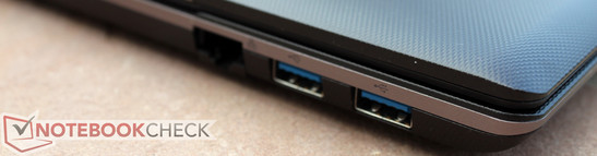 Слева: LAN, 2x USB 3.0