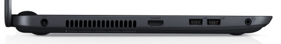 Слева: разъем питания, HDMI, 2 порта USB 2.0, аудиоразъем