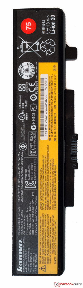 Lenovo e540 аккумулятор